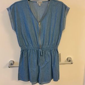 Denim romper NWT